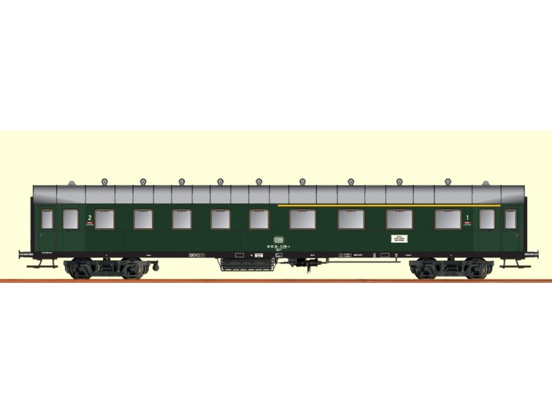 Wagon Fulgurex O-2545 DB 1928 – Échelle 0, Grün, Analogique, Laiton, Japan